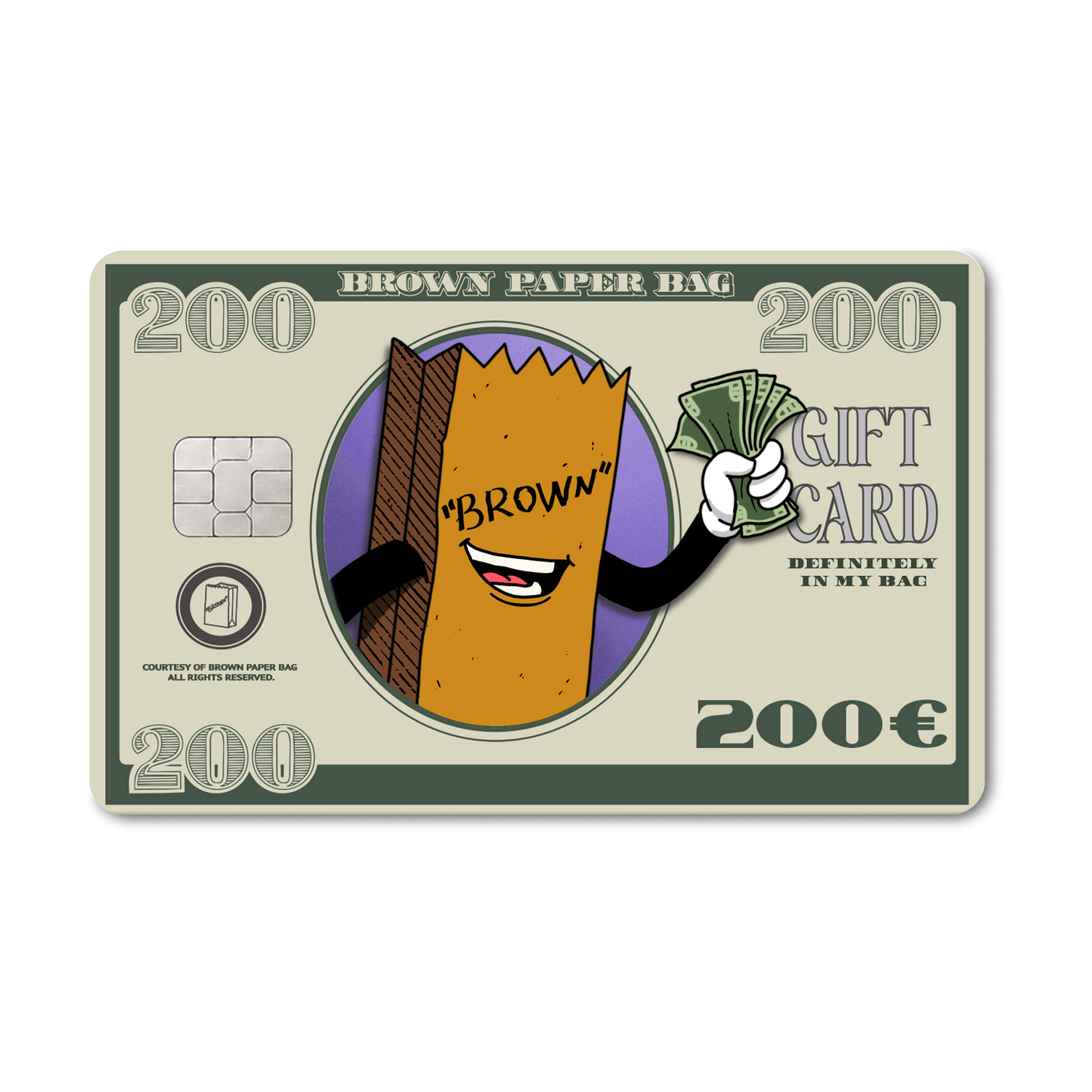 6. THE BROWN PAPER BAG GIFT CARD