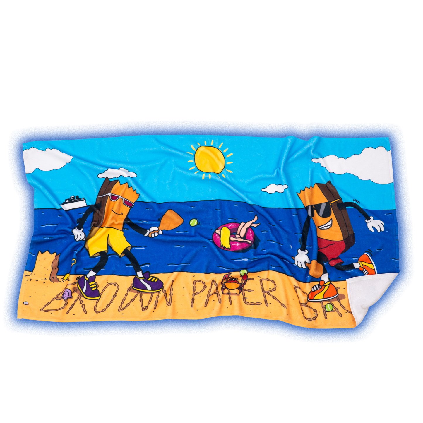 3. THE “SUMMER IN GREECE” BEACH TOWEL