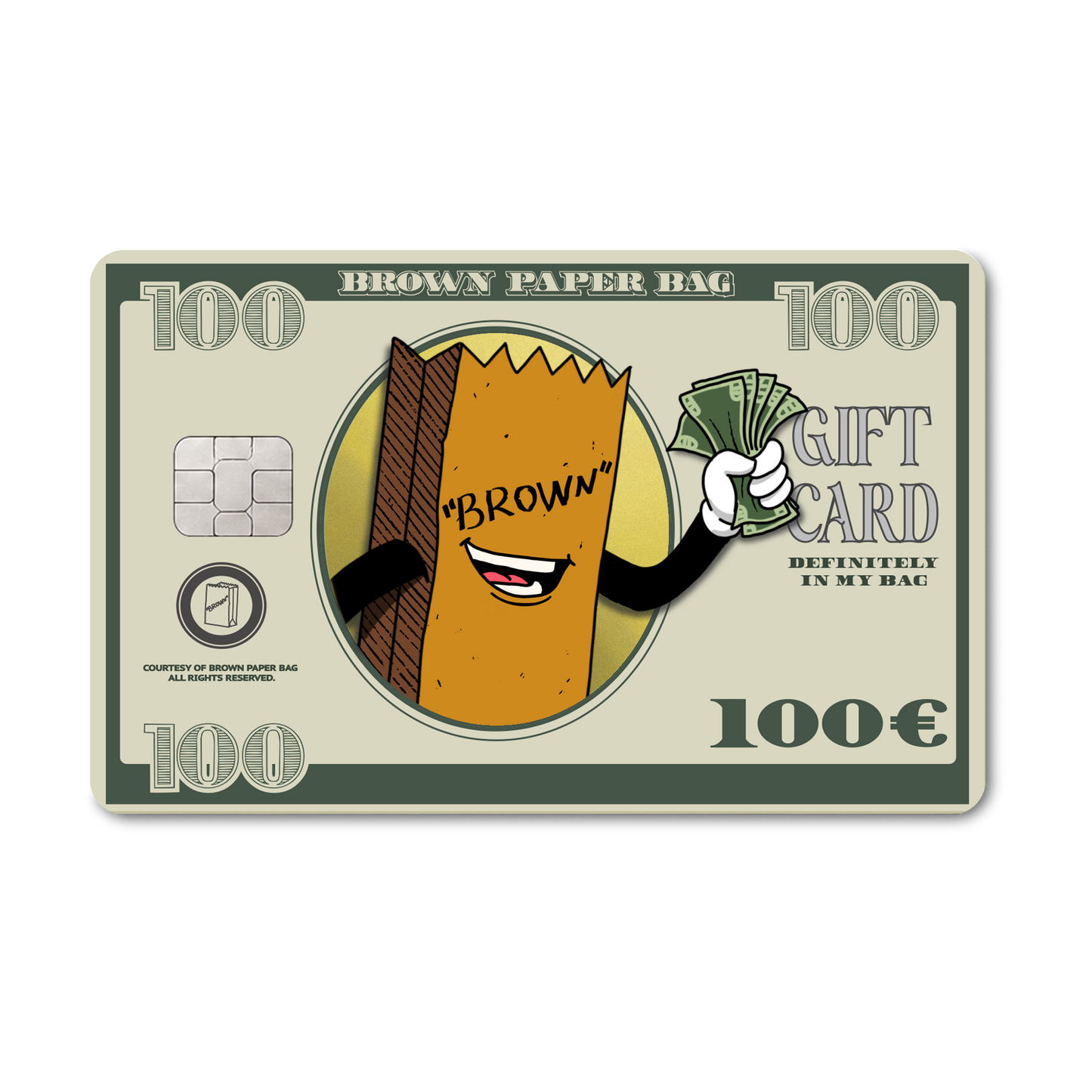 6. THE BROWN PAPER BAG GIFT CARD