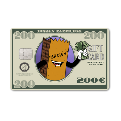 6. THE BROWN PAPER BAG GIFT CARD