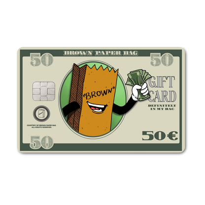 6. THE BROWN PAPER BAG GIFT CARD