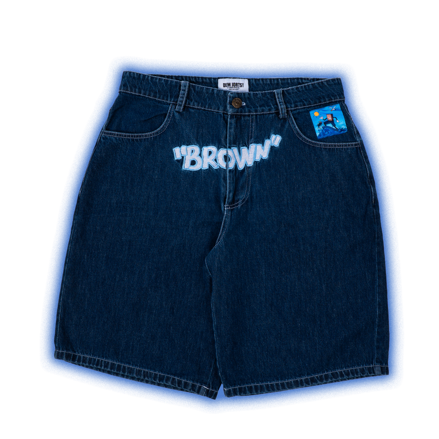 1. THE “DEM’ JORTS” *DENIM* [AEGEAN BLUE]