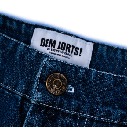 1. THE “DEM’ JORTS” *DENIM* [AEGEAN BLUE]