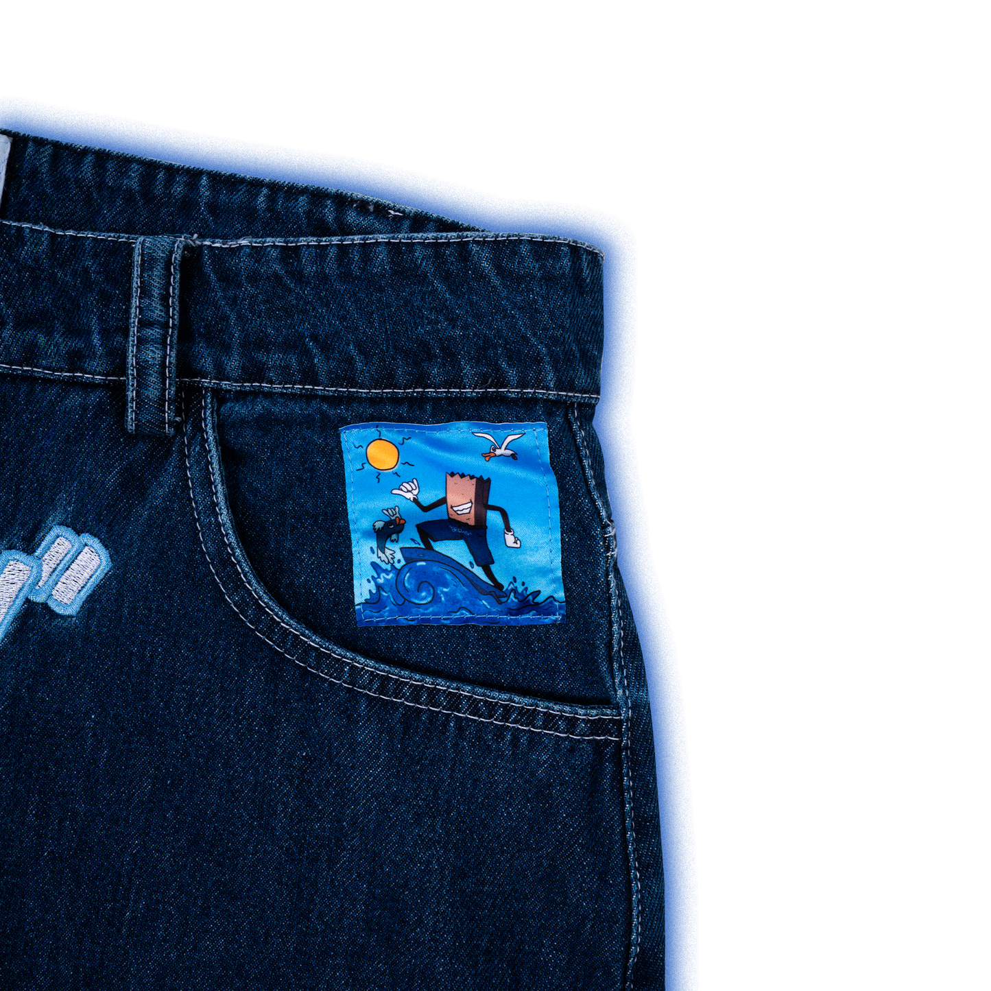 1. THE “DEM’ JORTS” *DENIM* [AEGEAN BLUE]