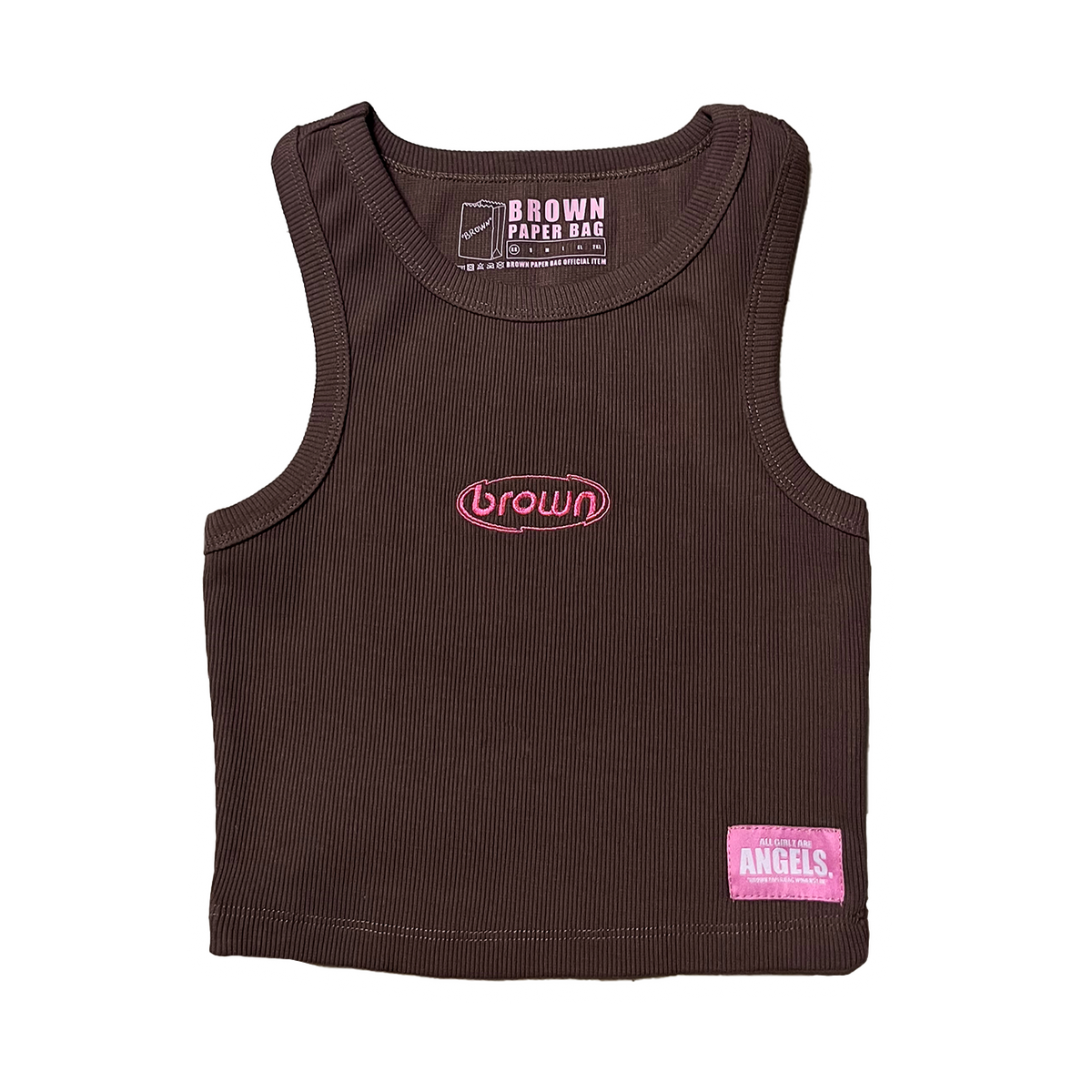 9.THE ANGELS CROP TOP *WOMEN’S* [BROWN]