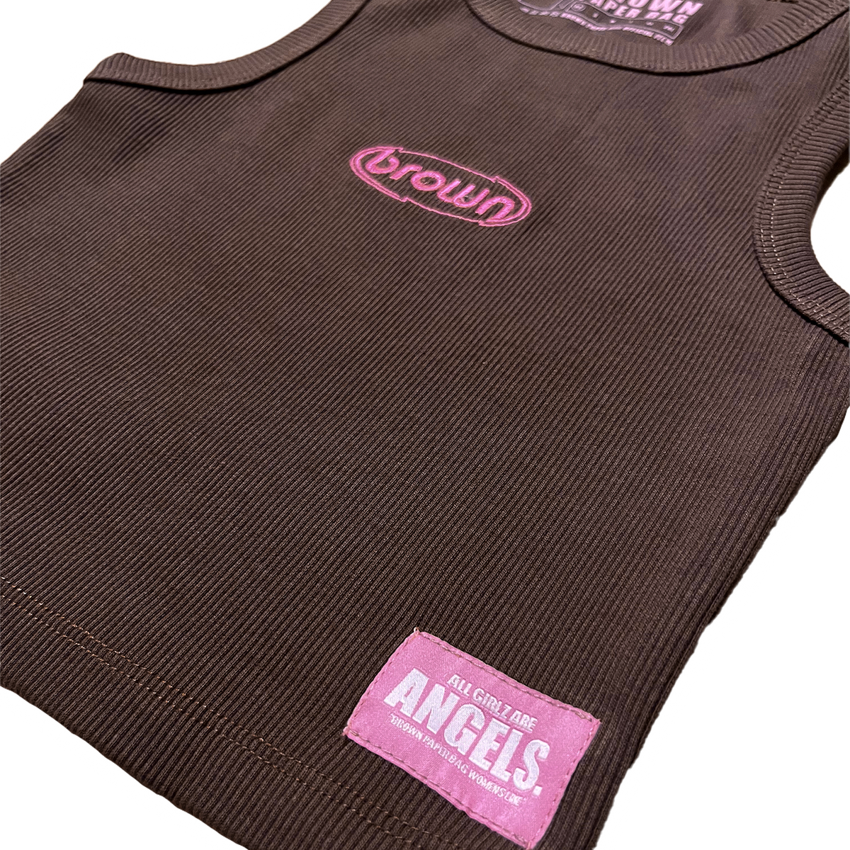 9.THE ANGELS CROP TOP *WOMEN’S* [BROWN]