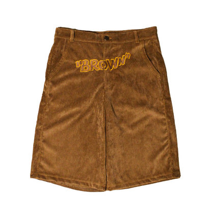 2.THE “DEM’ BROWNS” CORDUROY SHORTS [HONEY BROWN]
