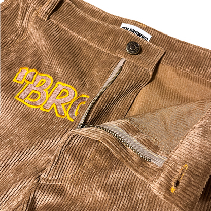 2.THE “DEM’ BROWNS” CORDUROY SHORTS [HONEY BROWN]